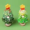 2025 Crochet Christmas Tree Creative Woven Christmas Tree Knitted Plant for Christma Gift