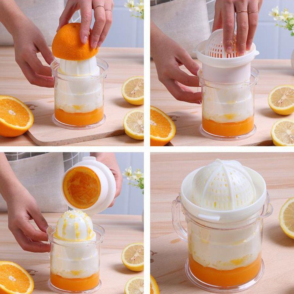 With Scale Cup Manual Juicer Hand Press Lemon Squeezer Kitchen Assecories Citrus Juicer  Home Use