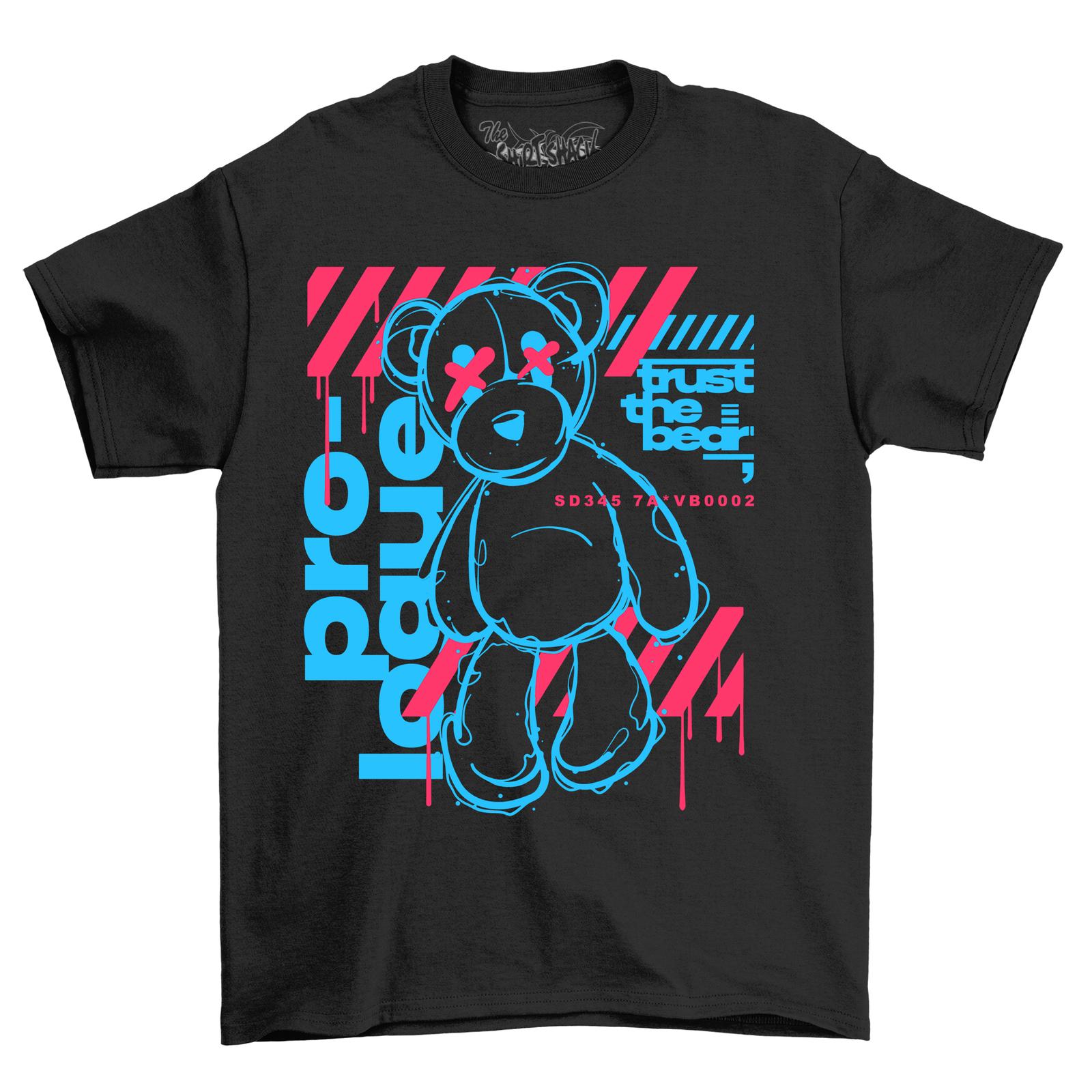 

bearstreet2-0 8 Funny Teddy Bear T-Shirt Mens Womens Tees Top - Cuddly and Hilarious! Unisex Printed M