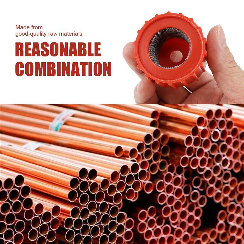 M-Modern-12 Pieces Copper Pipe Cleaners, Tube Cleaning Brush For Copper, Copper Pipe Cleaner (3 Sizes 1/2 3/4 1Inch)