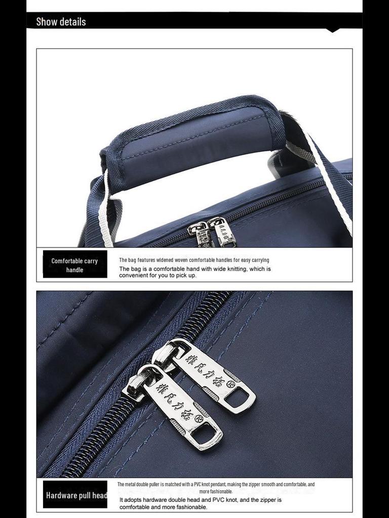 Portable Travel Shoulder Bag & Short-Distance Trolley Luggage