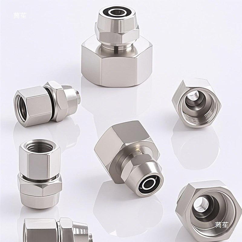 Kexida Pneumatic Connector PCF: 1 to 4-way Quick Connect, Female Thread, Sizes 4, 6, 8, 10, 12