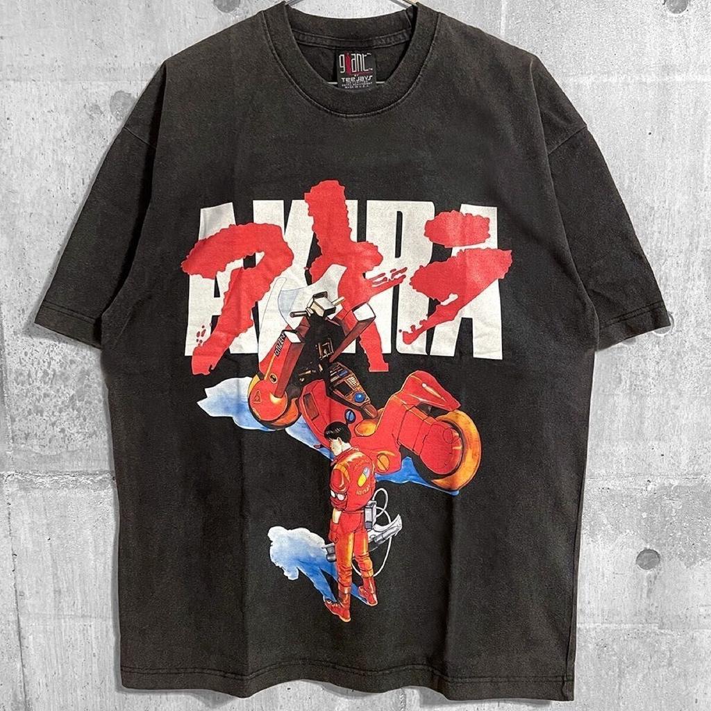 AKIRA Akira Kaneda T-shirt Black COlor Reprint Shirt AN46882