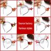 Japanese & Korean Style Mink Fur Christmas Headband for Photoshoot