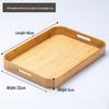 Rectangular Bamboo Serving & Drainage Tray