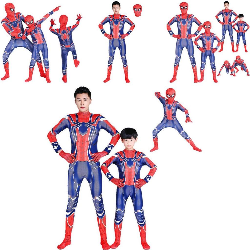 Exquisite Iron Spider-man Cosplay Costume Featuring Perfect Stitches For Halloween Fun