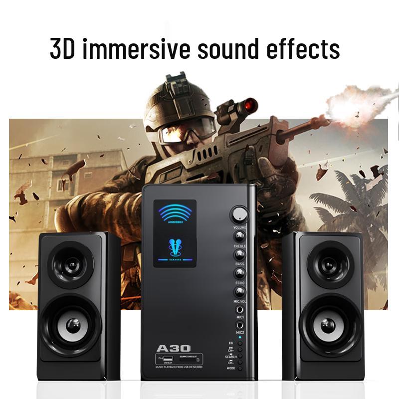 SADA Stolový Domáci Kino Bluetooth Multimediálny Reproduktor CN zástrčka (adaptér súčasťou)