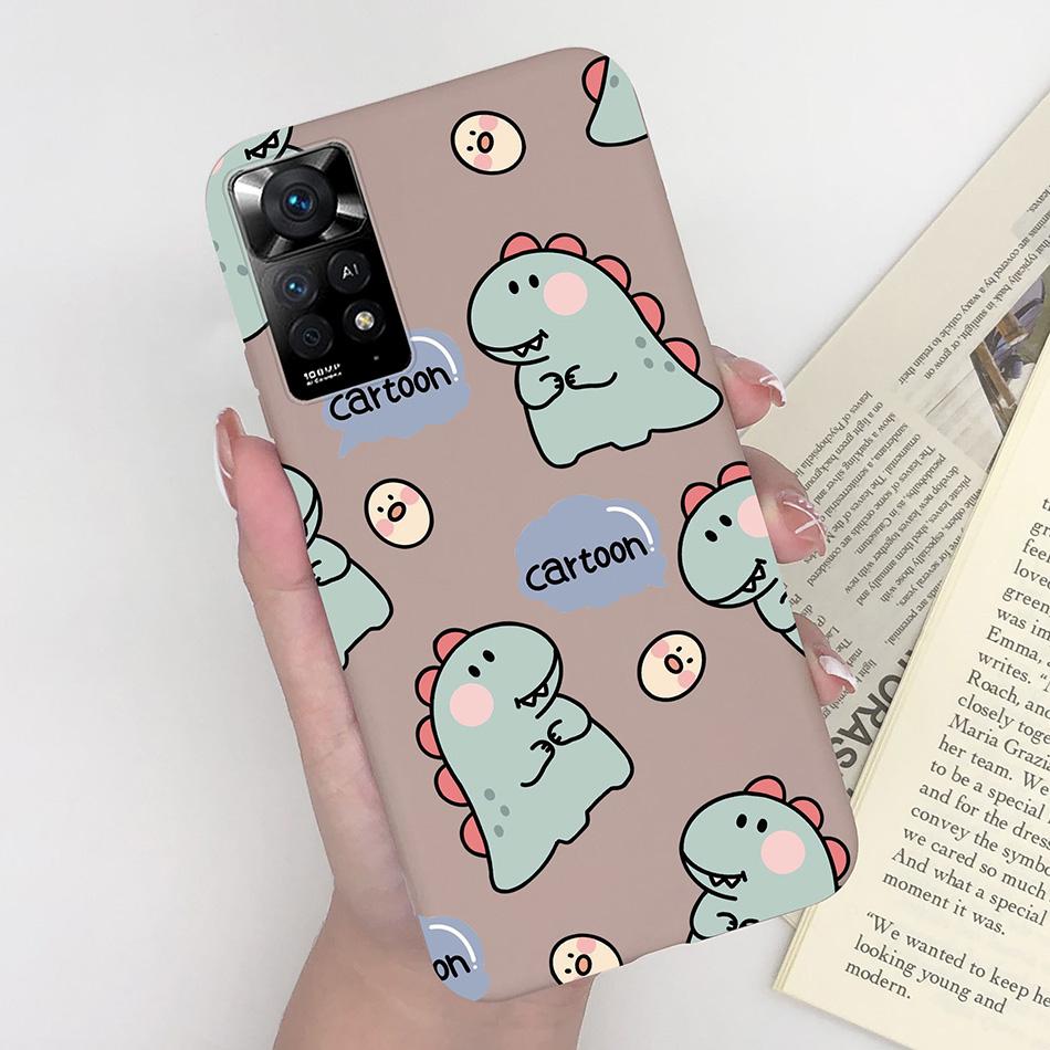 For Xiaomi Redmi Note 11 Pro 4G 5G Phone Case Cute Diasy Pattern Soft Silicone TPU Back Cover Funda For Redmi Note11 11Pro Coque