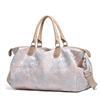 Short Distance Large Capacity Luggage Bag Women's Retro Print Travel Bag with Dry Wet Separation
