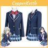 Shiraishi An Kusanagi Nene Cosplay Costume School Uniform Outfit For Carnival