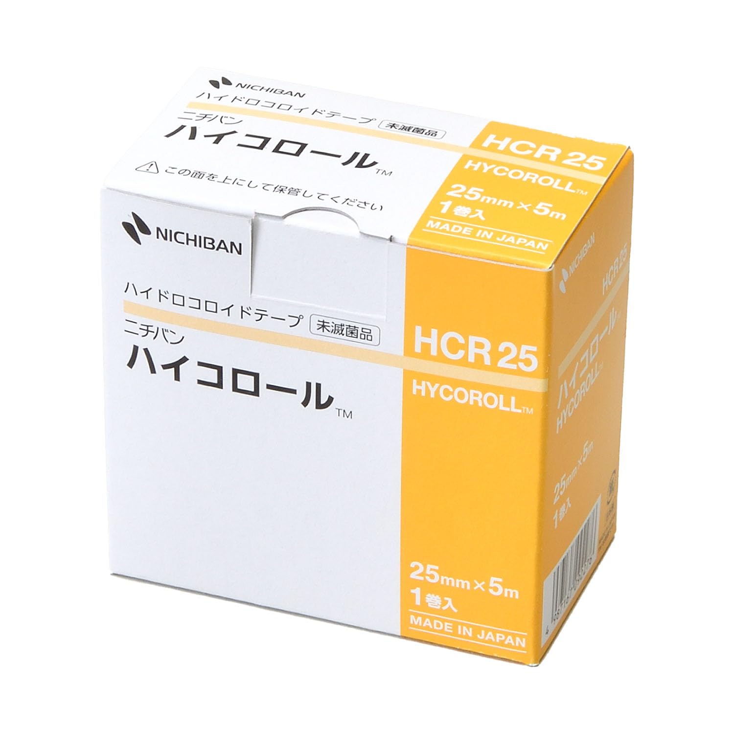 Nichiban Hicolor 25mm x 5m HCR25 Hydrocolloid Friction and Slip Reduction белый