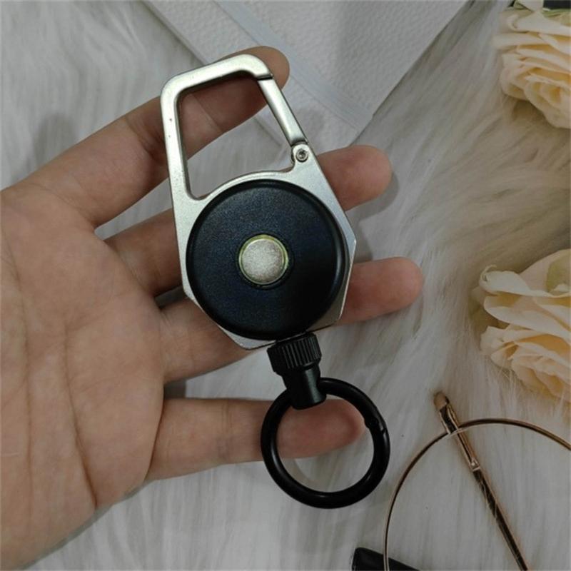 USB Rechargeable Keychain Flashlight Portable LED Work Light Mini Pocket KeyRing LED Flashlight for Emergencies Lighting