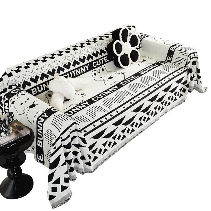 Deluxe Sofa Cover Full Cover Four Seasons Universal Chenille Cat Scratch Sofa Cover Modern Light Luxury Sofa Blanket