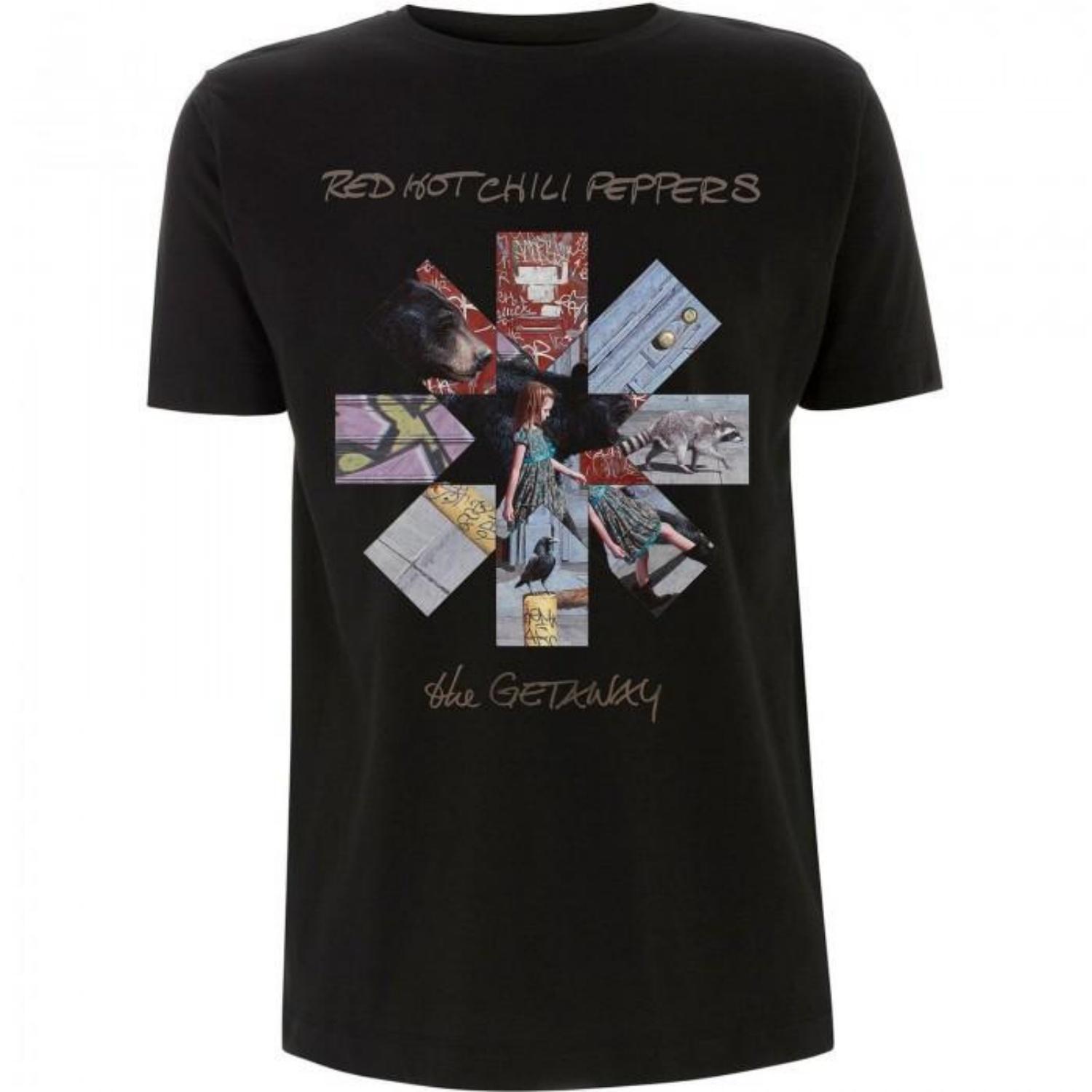 

Red Hot Chilli Peppers Unisex Adult Getaway Album T-Shirt S чёрный