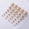 4mm 6mm 8mm 10mm 12mm 14mm 16mm 18mm 20mm 25mm Round Natural Wood Loose Beads for DIY Crafts Woodcraft Jewelry Bracelet Making Accessories