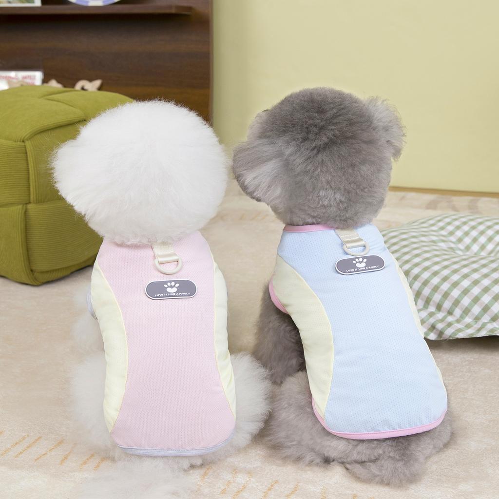 Summer Thin Belly Traction Vest Small Dog Bigbear Teddy Light and Breathable Going Out Pet Dog Dog Clothes