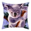 45X45Cm Cute Koala Cushion Cover Cartoon Animal Koala Polyester Pillowcase Family Waist Pillowcases Home Decor Sofa Car