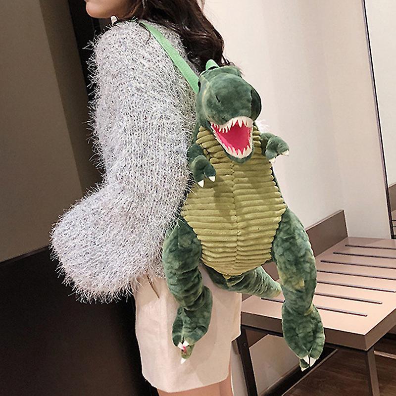 Simulation Dinosaur Backpack Cute Animal Cartoon Plush School Bag Children Toy Kid Gift