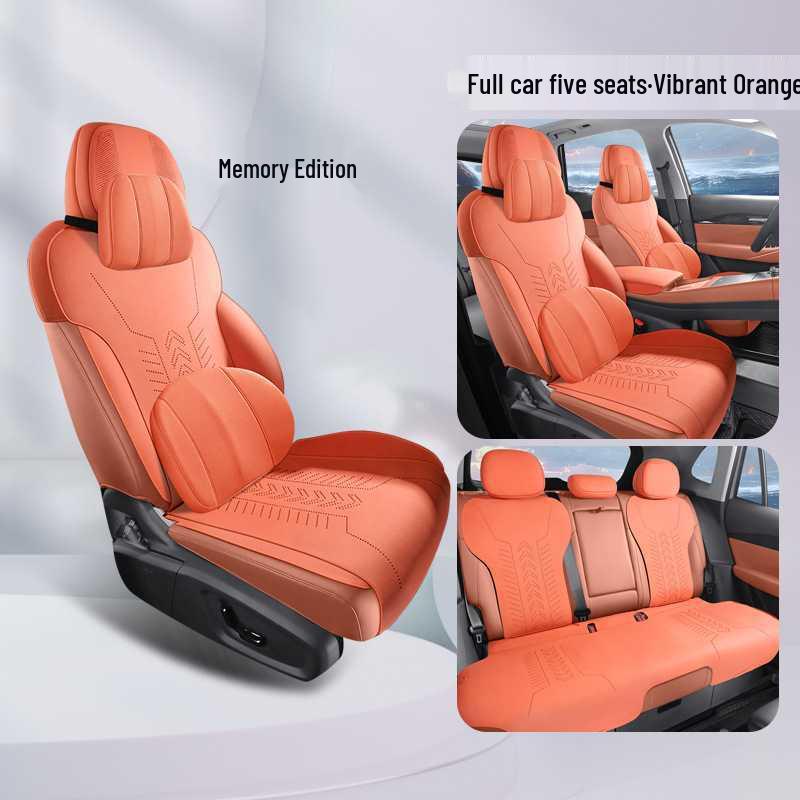 All-Season Suede Seat Cushions for Geely Galaxy E5 - Semi-Enclosed Design