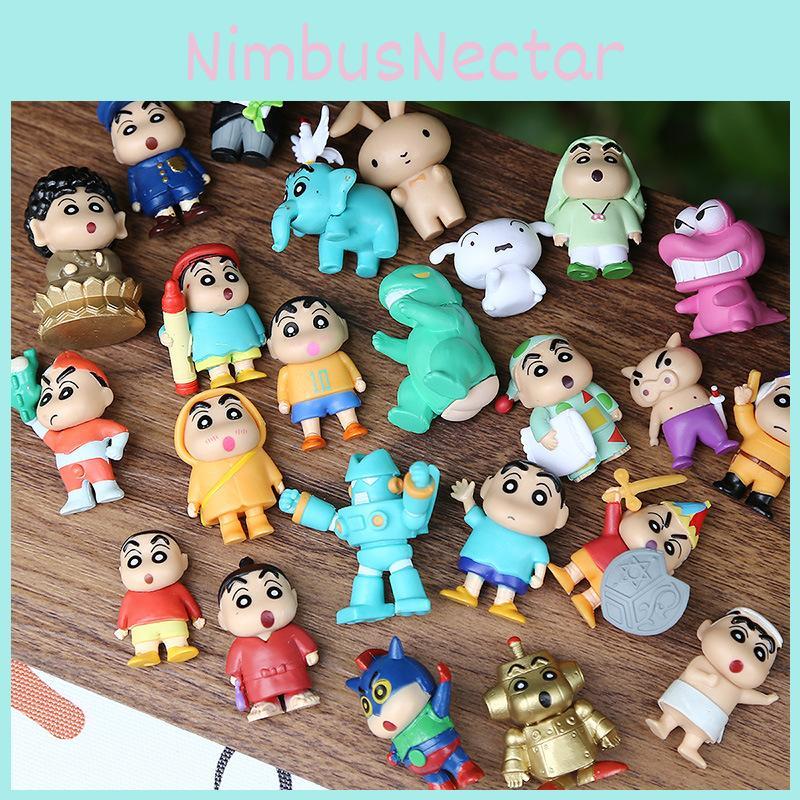 Cute Pvc Mini Shin Doll Cartoon Boy Perfect For Desk And Car Decoration