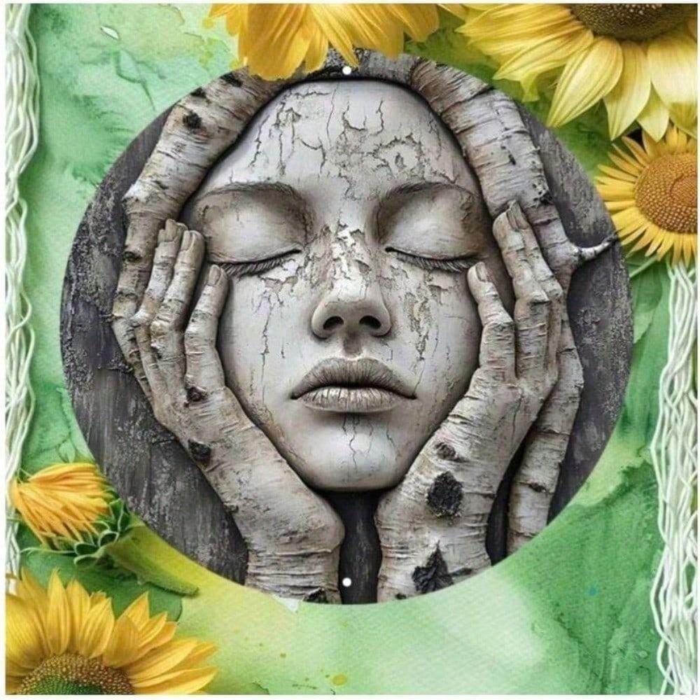 Metal Wall Art Sign, Life Tree Vintage Decor for Living Room