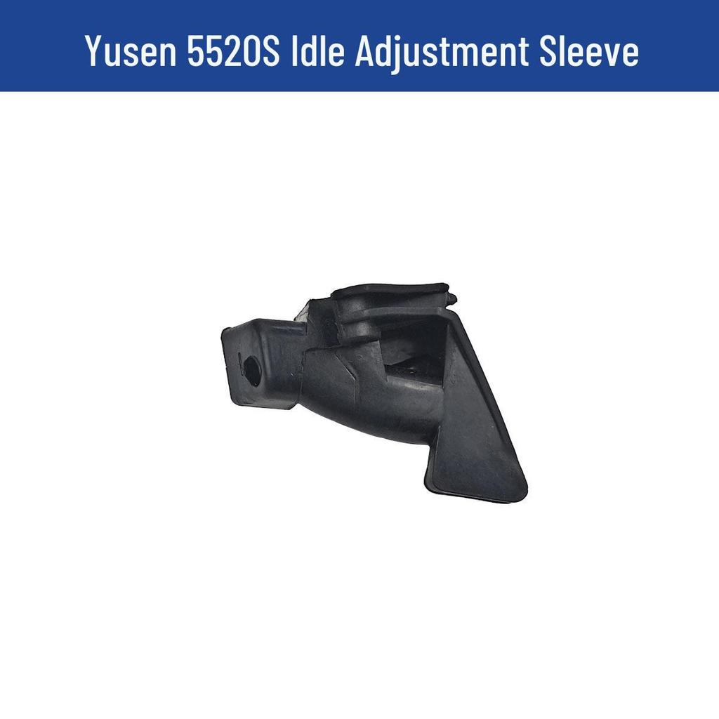 Yusen Chainsaw 5520 Parts: Cylinder, Carburetor, Clutch, Drive Disc, Pull Starter, Ignition Coil, Air Filter.