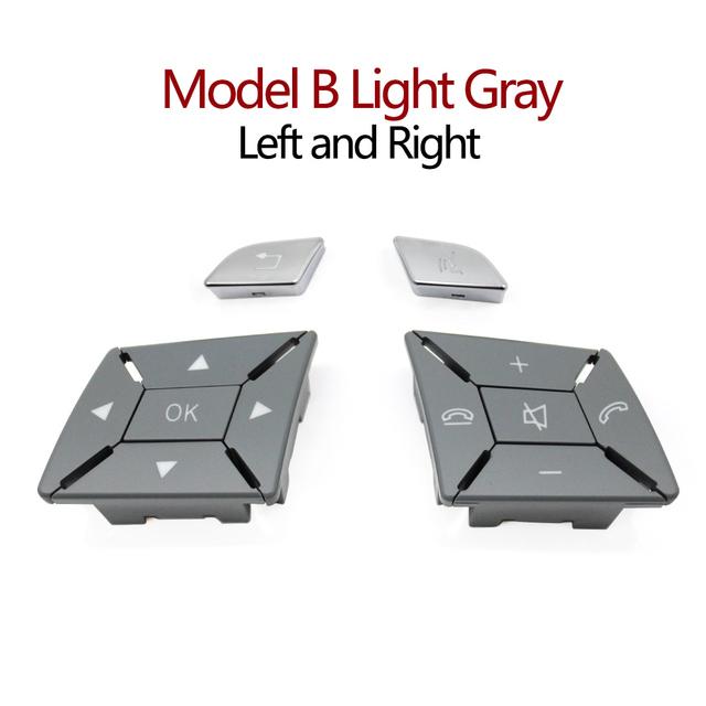 W204 W212 W218 Car Steering Wheel Control Menu Switch Button Cover Volume For BENZ C GLK E A Class X204 W156 W246 2185400162