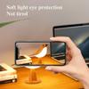 LED Night Light Bird Table Lamp 3 Light Modes Brightness Adjustment Flicker Free Rechargeable LED Bedside Lamp Table Decor