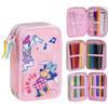Minnie Mouse Pencil Case - CERDÁ LIFE'S LITTLE MOMENTS - Triple Compartment - 12.5x6.5x19.5 Cm