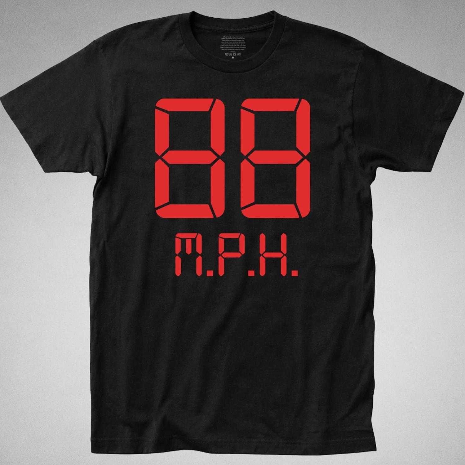 Back to the Future 88 MPH T Shirt Flux Capacitor DeLorean 80s doc marty Movie 3XL