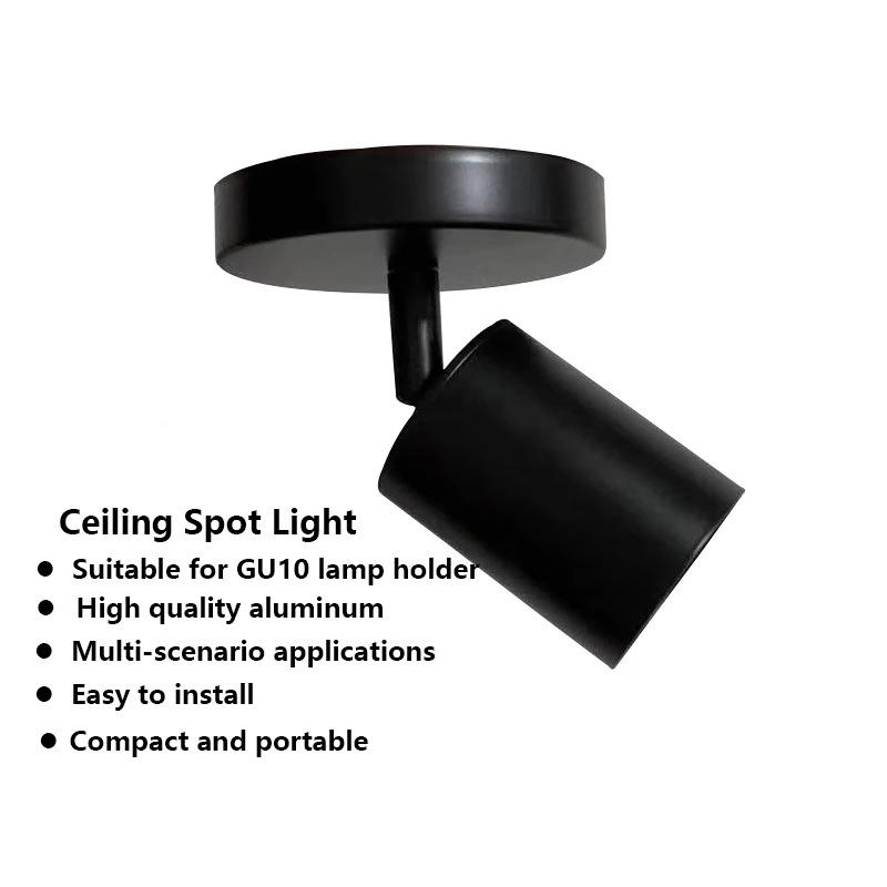 Nordic Rotatable GU10 Surface-Mounted Spotlight for Living Room Corridor