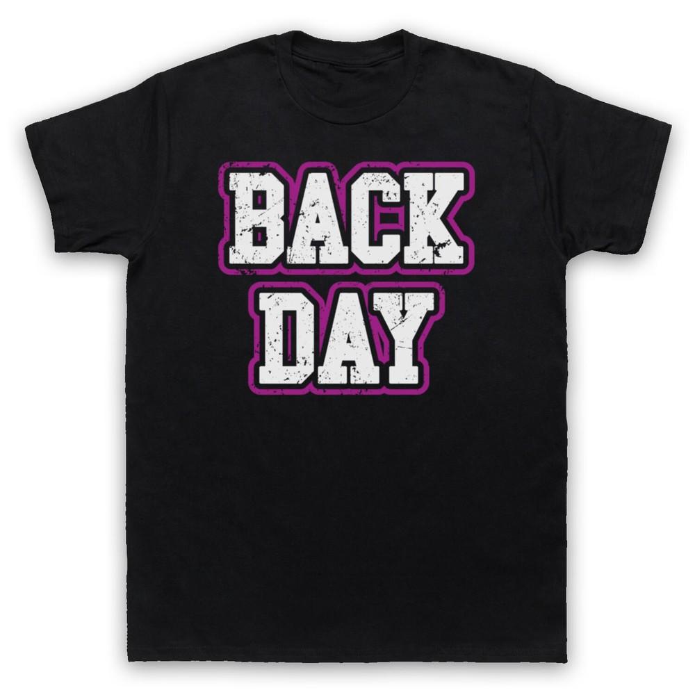 

Back Day Bodybuilding Workout Slogan Gym Weightlifting Mens And Womens T-Shirt M