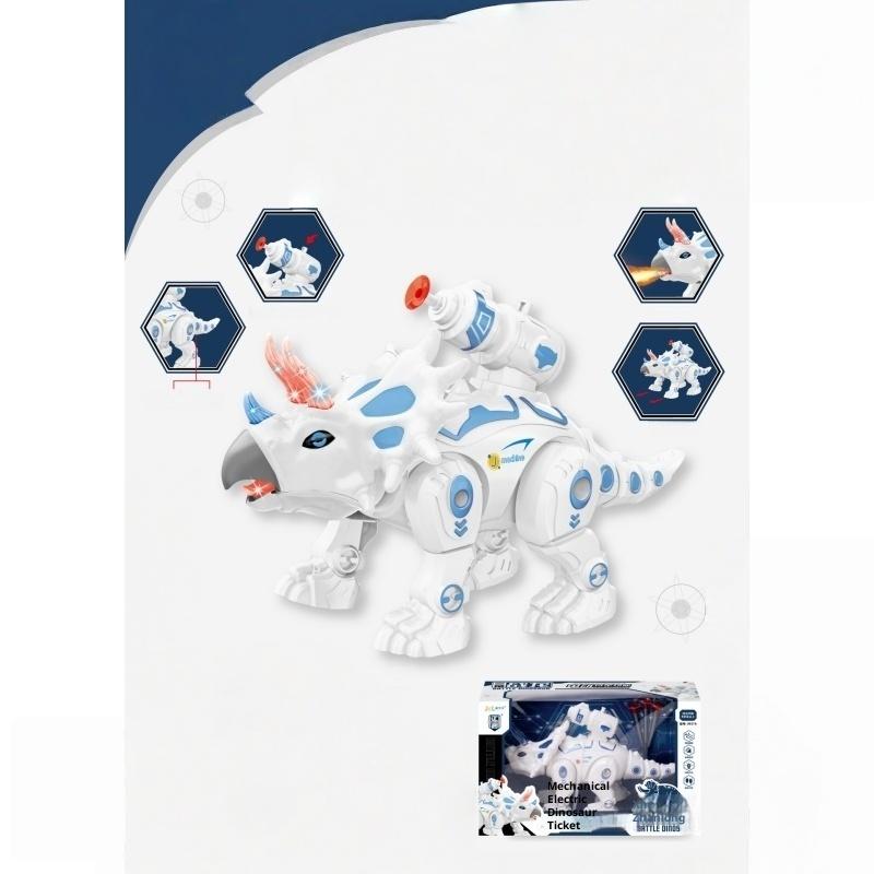 1 Set Large Tyrannosaurus Rex Robot Dinosaur Toys Supports Soft Bullet Launch With Light And Sound Effects Robot Dinosaur Toy