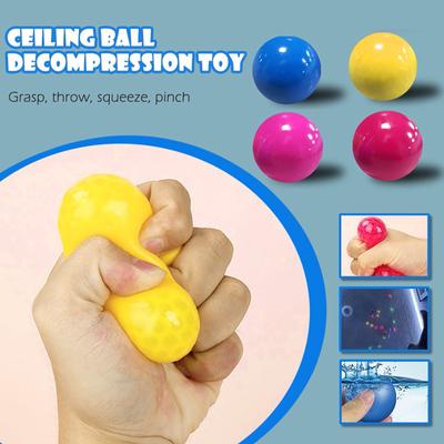 Fluorescent Sticky Wall Ball Sticky Target Ball Decompression Toy Kids Gift 10ml