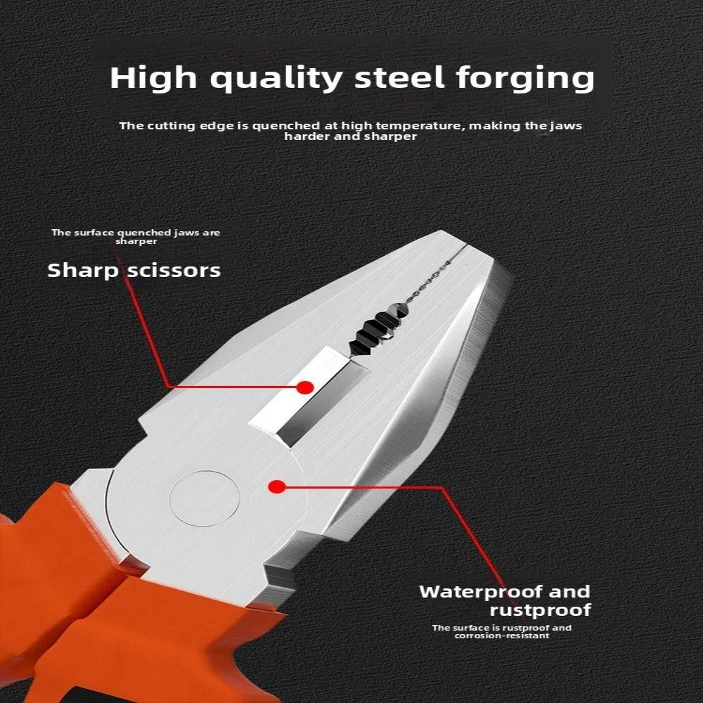 Large Opening Wire Stripping Pliers Cable Cutting Multifunction Hand Tool Metal Wires