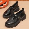 Fashion Ladies Shoes 2025 Brand Buckle Strap Women's High Heels Fashion Round Toe Office and Career New Plus Size Comfortable High Heels