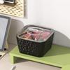 Dust-proof Hair Accessory Storage Box Plastic Laundry Pods Container  Hair Clip Storage