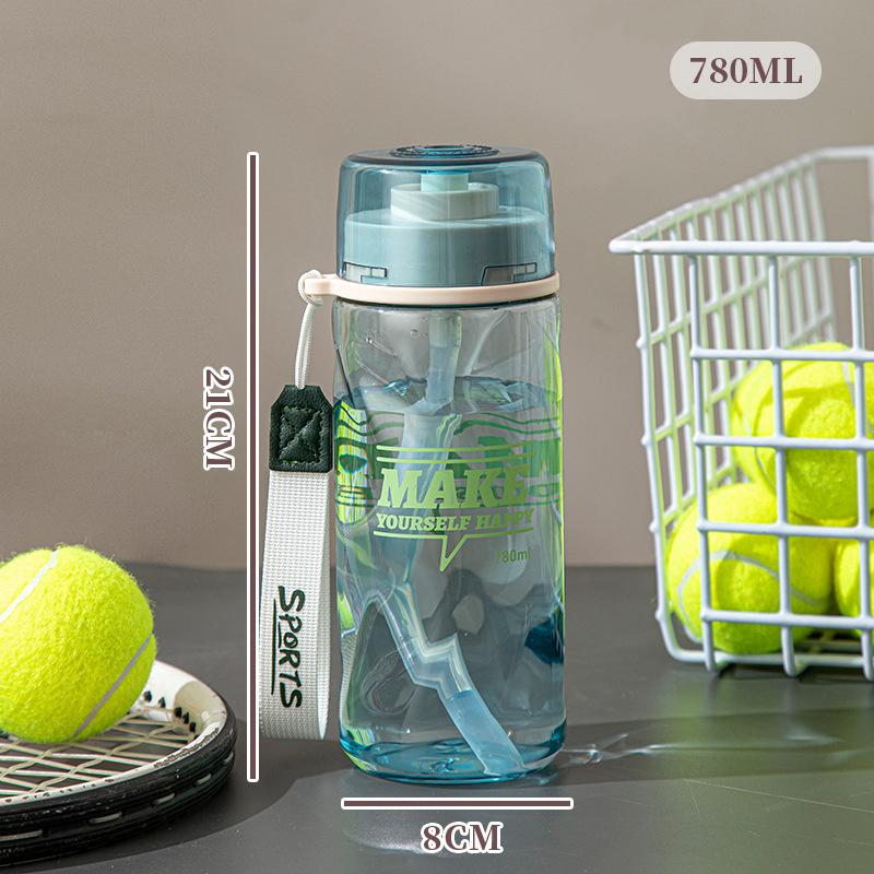 

Портативный спортивный стакан для воды, парный, студенческий, пластиковая кружка, большой емкости, для путешествий на открытом воздухе, спортивная бутылка для воды, контейнер для воды