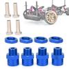 RC Bil 12mm til 17mm Hjul Hex Konverteringsadapter Tilbehør for Sakura D4 HSP 94123 110 BilBlå
