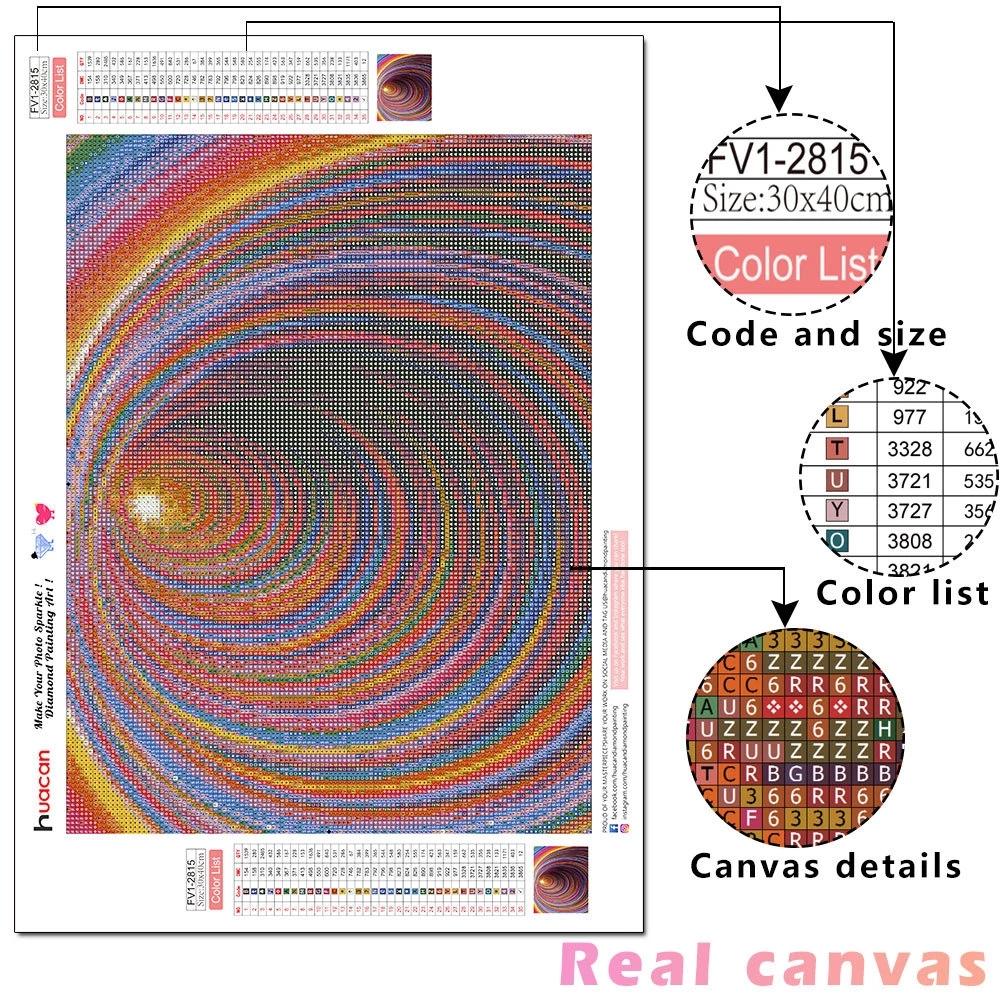 

Алмазная картина HUACAN, новый пейзаж, 5D, сделай сам, алмазная вышивка, абстрактные картины из стразов, мозаичное украшение Full Square 20*30 cm