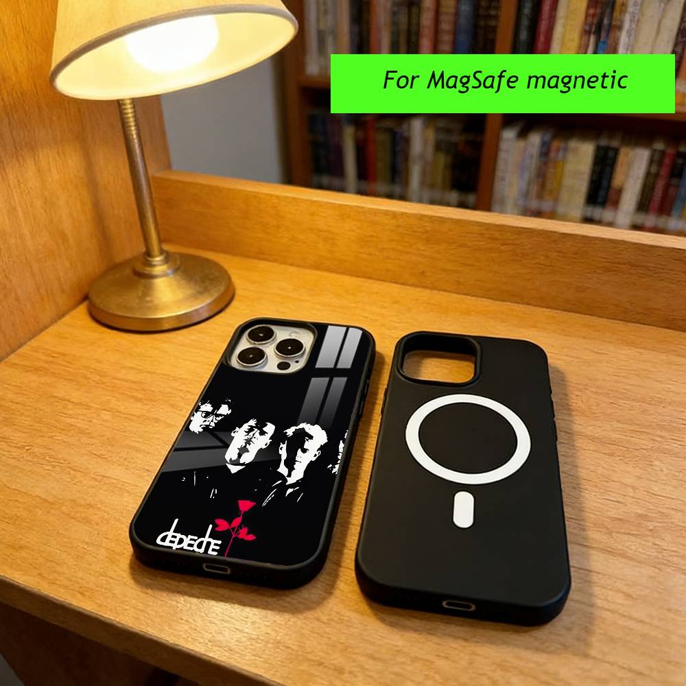 Band D-Depeches M-Modes Phone Case For iPhone17,16,15,14,13,12,11 Plus,Pro Magnetic For Magsafe Wireless Charging