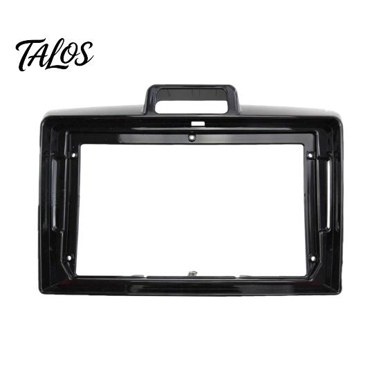 Double Din Stereo Trim 9-Inch Car Radio Fascia Frame for Toyota Corolla 2015 AXIO/FIELDER, Center Console Upgrade Navigation Dash Mounting Bracket,