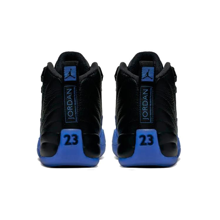 New Jordan 12 Retro Black Game Royal GS 153265-014