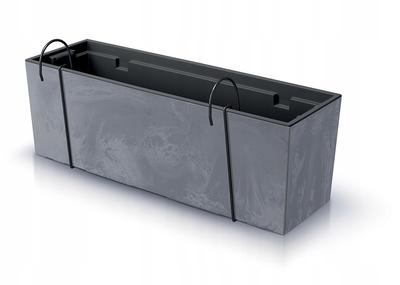 Urbi Beton Effect DUC600EW Balcony Flowerpot | Marengo