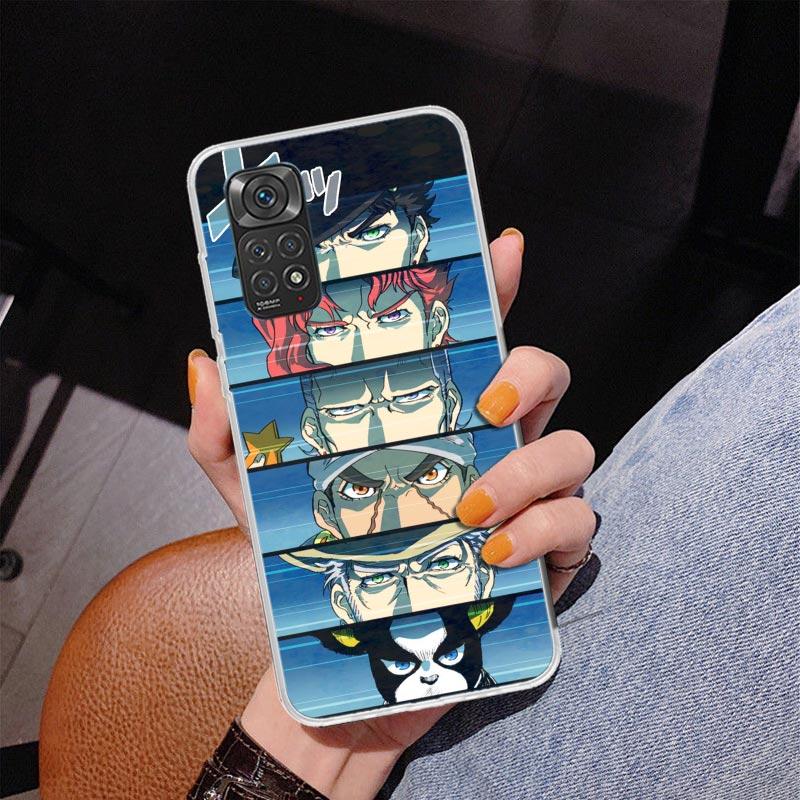 JoJo's Bizarre Adventure Stardust Crusaders Phone Case For Xiaomi Redmi Note 15 14 13 12S 12 11 Pro Plus 14S 11S 11E 10 10S 11T