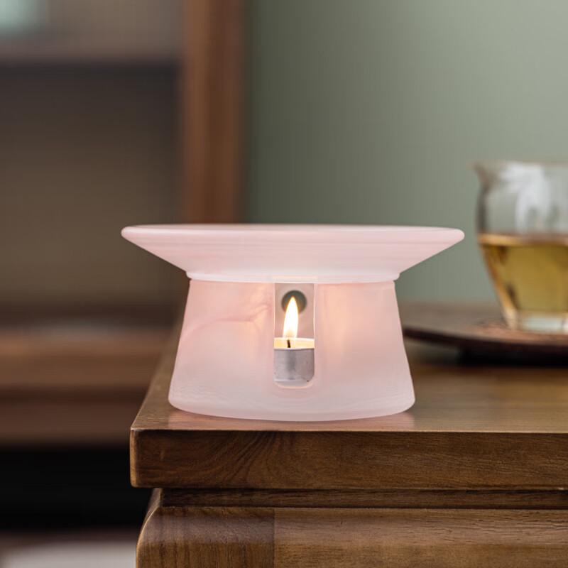 

Luxury Candle-Heated Glass Tea Warmer