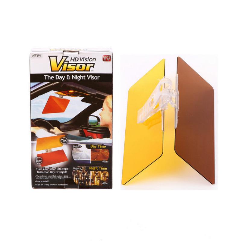 Black Tech Anti-Glare Nighttime Car Sun Visor