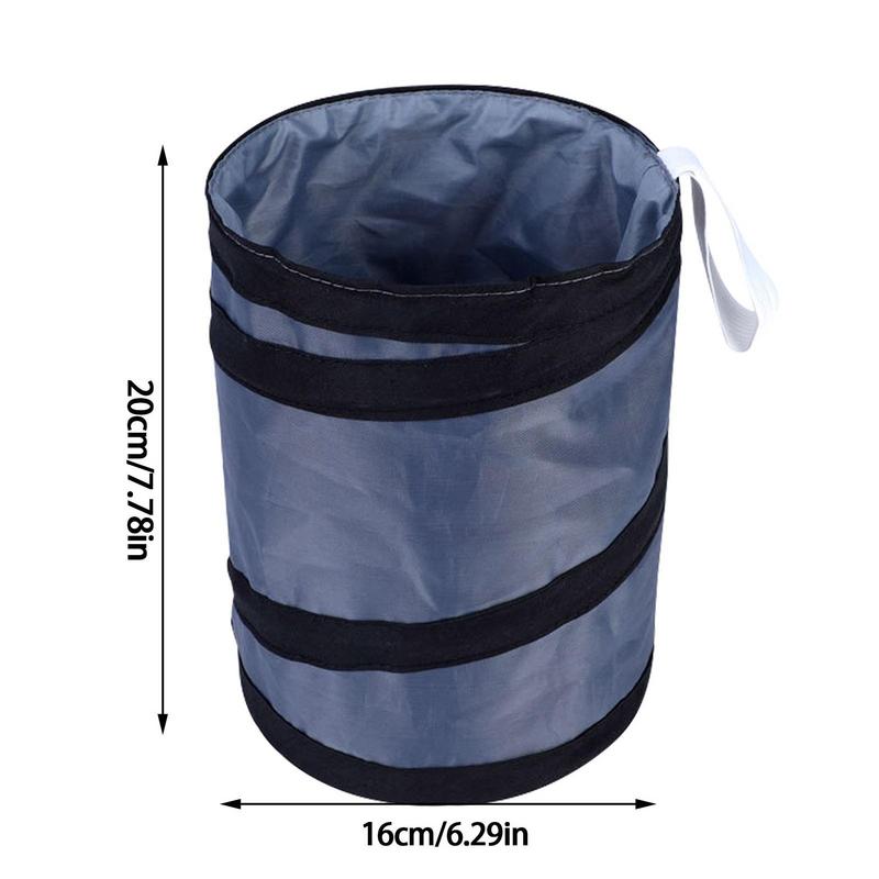 New Car Trash Collapsible Waterproof Portable Automobile Trash Can Pop-up Foldable Waste Basket Vehicle Interior