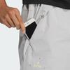 Adidas Verbiage Elastic Waist Solid Color Straight Casual Pants Men Bottoms Light-Grey JN9459