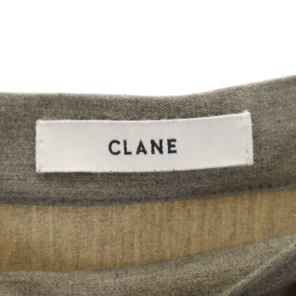CLANE Long Length Asymmetrical Hem Skirt 1 Gray Women Used